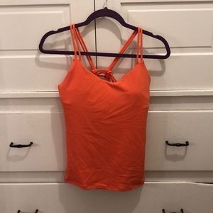 Lululemon exercise top with built in sports bra
